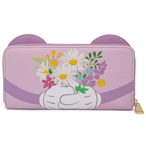 Portefeuille Loungefly - Minnie - Holding Flowers